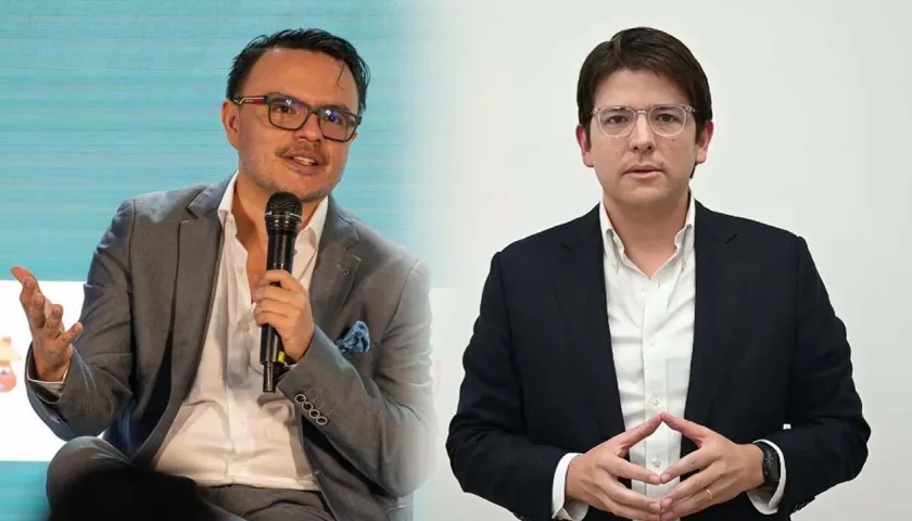 Juan Felipe Harman y Miguel Uribe Turbay.