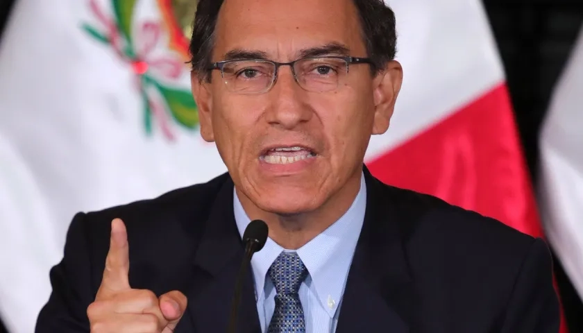 El expresidente peruano Martín Vizcarra.