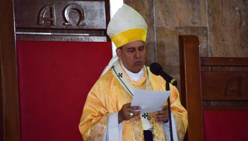 Monseñor Pablo Salas Anteliz, arzobispo de Barranquilla.