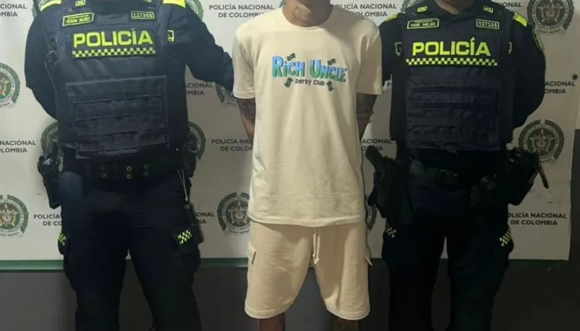 Álvaro De Jesús Pinzón Durán fue capturado por la Policía. 