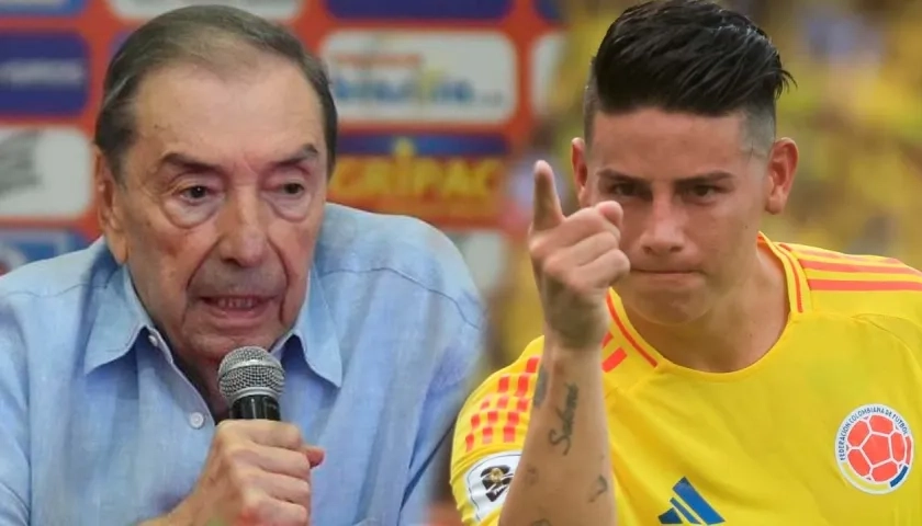 Fuad Char y James Rodríguez.