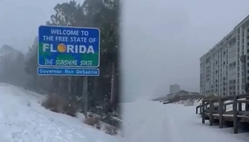 Nieve en Estados Unidos.