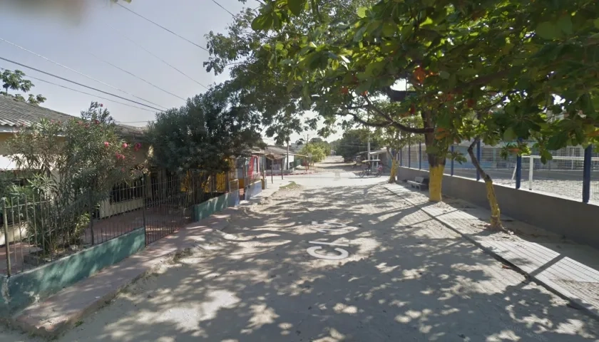 Lugar de los hechos en el barrio Rebolo.