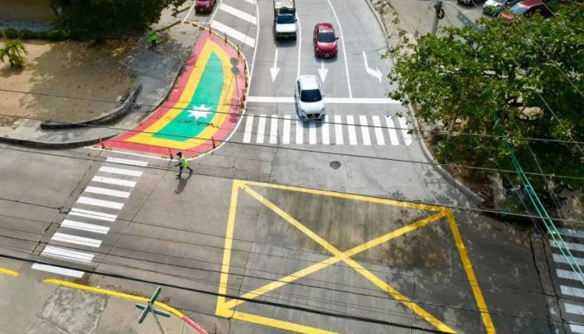 Intervención en la intersección de la calle 85 con carrera 64.