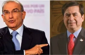 Humberto De la Calle y Juan Fernando Cristo, precandidatos liberales.