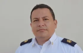 Teniente Próspero Carbonell, comandante del Cuerpo de Bomberos de Soledad.