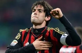 Kaká fue gran figura del AC Milan. 