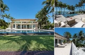 La mansión de Enrique Iglesias en Miami. 