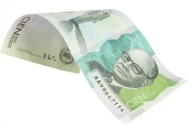Billete de 100 mil pesos.