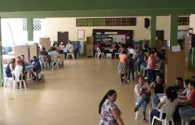 Así se vieron las urnas en Barranquilla. 