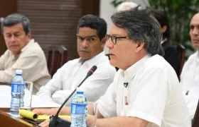 El jefe del equipo negociador del Gobierno colombiano con el ELN, Gustavo Bell.