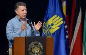 Juan Manuel Santos hizo el llamado a los senadores a aprobar la reglamentación de la JEP
