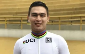 El ciclista colombiano Fabián Puerta.