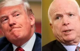 La Casa Blanca anunció que el presidente Donald Trump no irá al sepelio de John McCain.