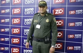 Teniente Ormedi Ortega, encargado de Incorporaciones de la Policía Nacional en el Atlántico.
