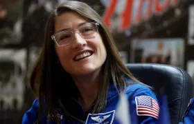 La astronauta estadounidense de la NASA, Christina Koch.