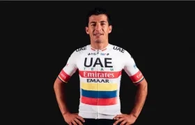 Sergio Luis Henao, ciclista colombiano del UAE Team. 