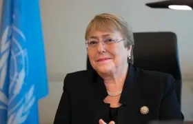 Michelle Bachelet, alta comisionada para los DDHH de la ONU.