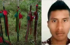 Guardia Gersain Yatacue, asesinado en el Cauca.