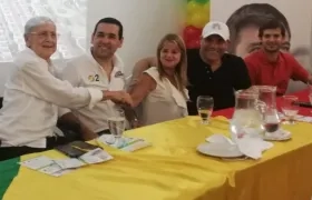 Luis Zapata Donado, Luis Zapata Garrido, Elsa Noguera, José David Name y Alfredo Carbonell.