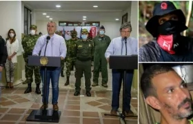 La muerte de alias 'Uriel' fue confirmada por el Presidente, el Fiscal y el Ministro de Defensa desde Quibdó.