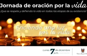 Una oración y una luz por la vida pide el Episcopado colombiano.