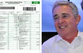 La declaración de renta y Álvaro Uribe.