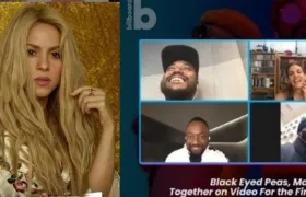 Shakira no estaba en la entrevista, pero hablaron de ella.