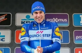 Imagen de archivo del ciclista holandés Fabio Jakobsen, quien despertó del coma.