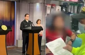 Presidente hizo el anuncio de la captura de alias 'Maritza' en Popayán.