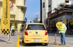 Zona Amarilla en el Paseo Bolívar.