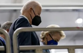  Joe Biden (izda) y Ursula von der Leyen