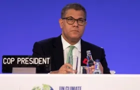 El presidente de la cumbre del clima COP26, Alok Sharma.