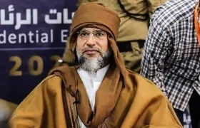 Saif al Islam, hijo del fallecido dictador libio Muamar al Gadafi.