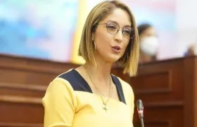 Jennifer Arias, presidenta de la Cámara de Representantes.