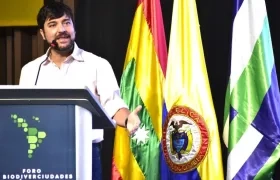El Alcalde Jaime Pumarejo durante su intervención.