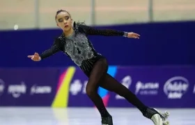 Paulina Ruiz le dio un oro a Colombia este sábado, en patinaje artístico. 