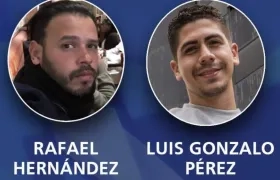 Rafael Hernández y Luis Gonzalo Pérez, periodistas de NTN24.