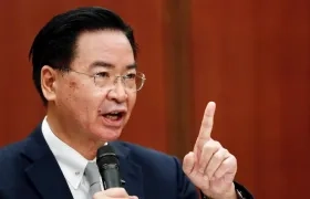 El ministro de Exteriores taiwanés, Joseph Wu. 