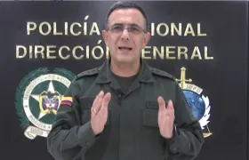 Mayor general Jorge Luis Vargas, director nacional de la Policía.
