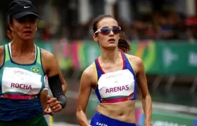 Sandra Lorena Arenas, atleta colombiana. 