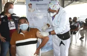 Vacunación con dosis única en Barranquilla.