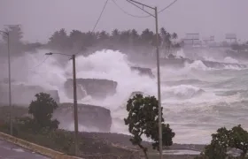 El paso de la tormenta Elsa por República Dominicana.