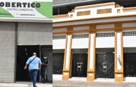 Centros comerciales Robertico y San Nicolás.