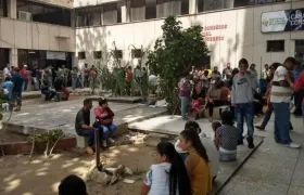 Migrantes venezolanos en Barranquilla.