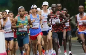 Jeisson Suárez, maratonista colombiano. 