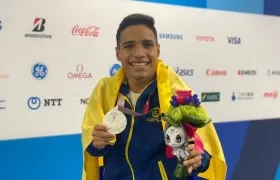 Daniel Serrano, medallista de plata. 