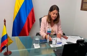 La Vicepresidenta y canciller de Colombia, Marta Lucía Ramírez.