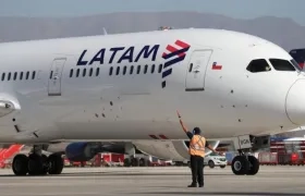 Avión de Latam. 