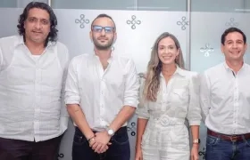 Tulio Sarabia, Alejandro Name, Alexandra Mendoza y Pedro Guinovart.